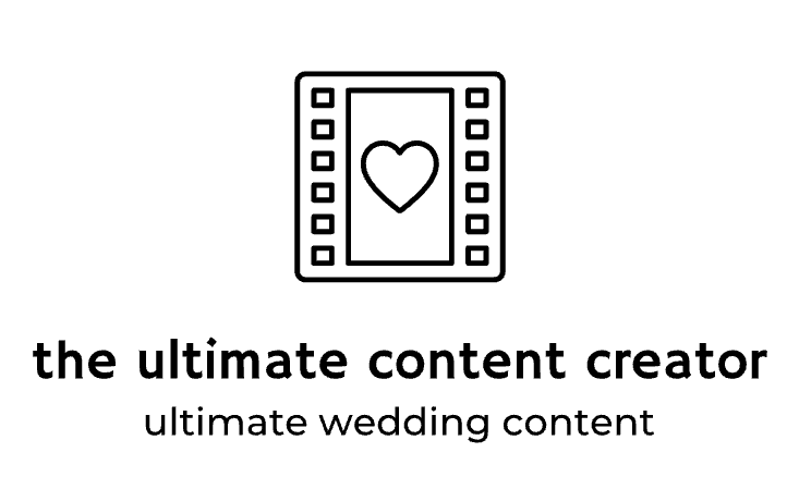 ultimate content creator for weddings in scotland